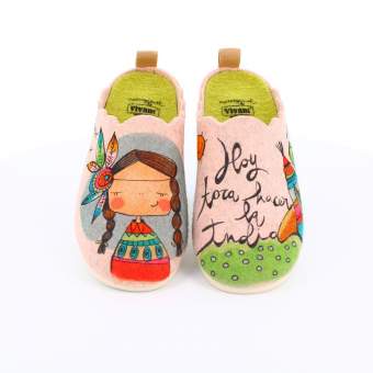 zapatillas de estar por casa para mujer vivant color rosa originales