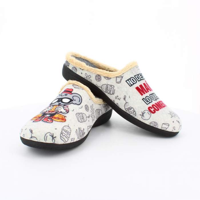 Zapatilla de estar por casa original para hombre antideslizante