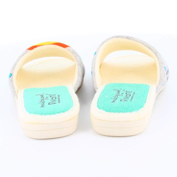 zapatillas de casa gris para mujer