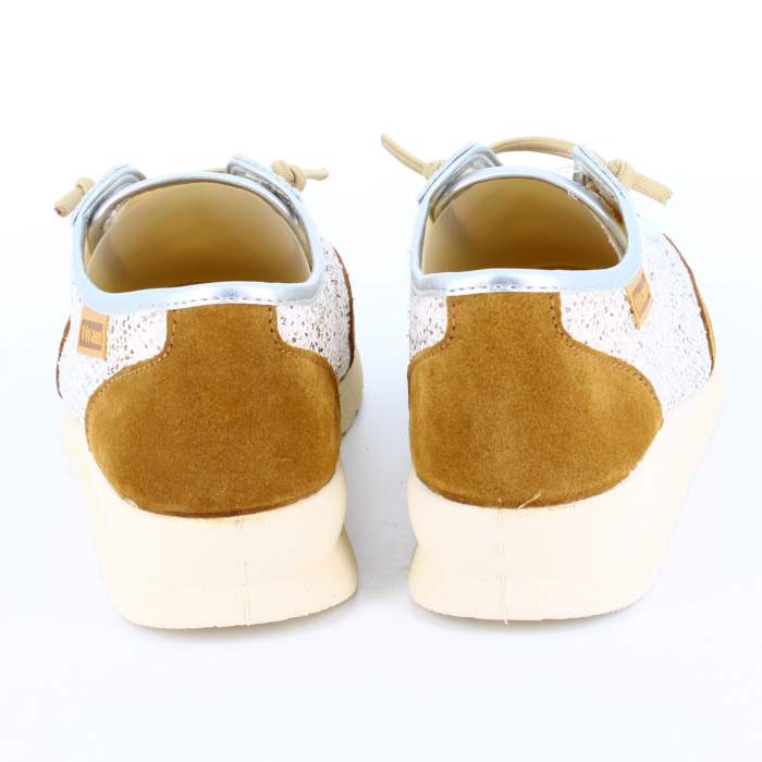 comprar deportivas sneakers de mujer en piel arena y marrón