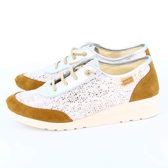 tienda online de deportivas sneakers de mujer en piel arena y marrón