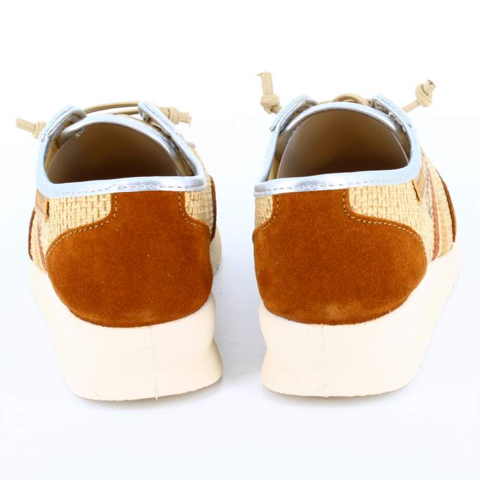 comprar Sneakers para mujer de piel cuero marrón