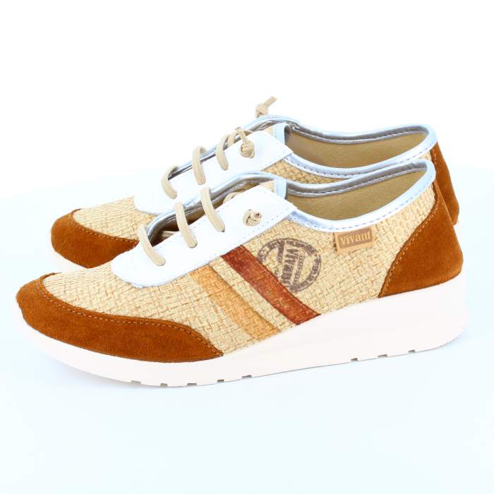 tienda online de Sneakers para mujer de piel cuero marrón