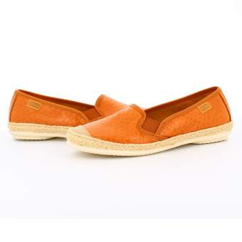 alpargatas de piel cuero para mujer con suela de yute tipo esparteña 2