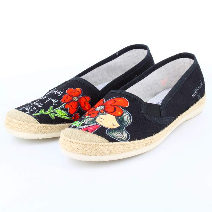 comprar alpargatas negras para mujer