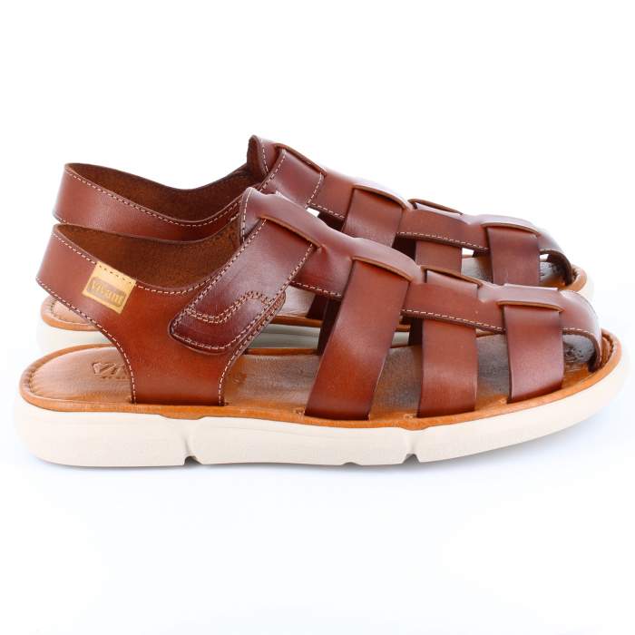 tienda online de sandalias en vaquetilla cuero para hombre super cómodas y frescas