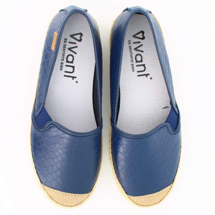 alpargatas para señora en color marino