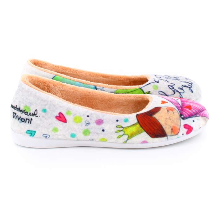 Zapatilla de Casa "Soy la reina de la... Zapatilla de Casa "Soy la reina de la...