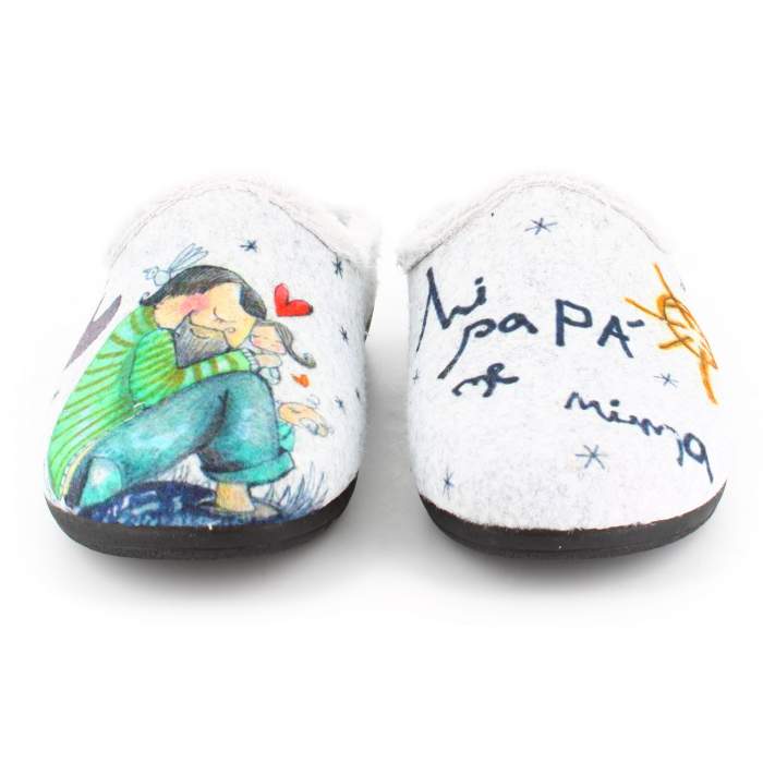 Zapatilla de Casa "Mi papá me mima"...