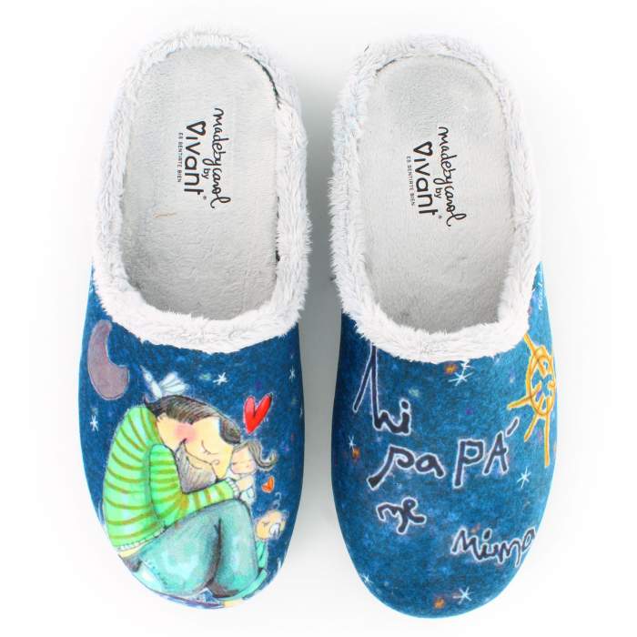 Zapatilla de Casa "Mi papá me mima"...