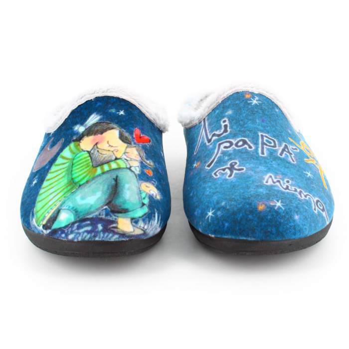 Zapatilla de Casa "Mi papá me mima"...