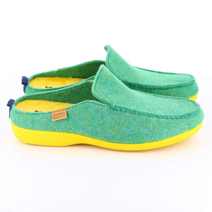 Zapatillas de estar por casa para hombre color verde kaki