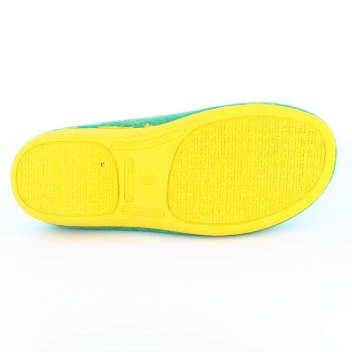 Suela de goma de las zapatillas verde kaki de vivant