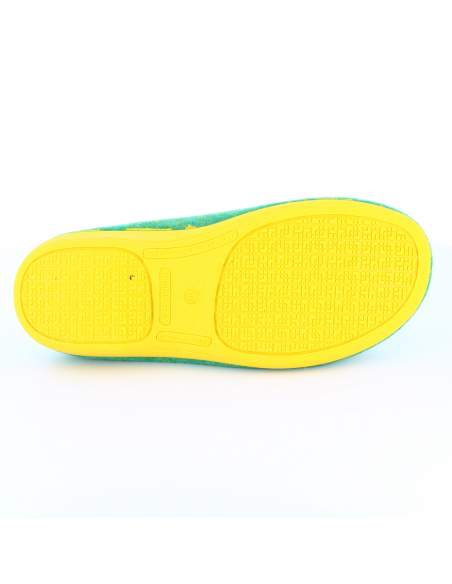 Suela de goma de las zapatillas verde kaki de vivant