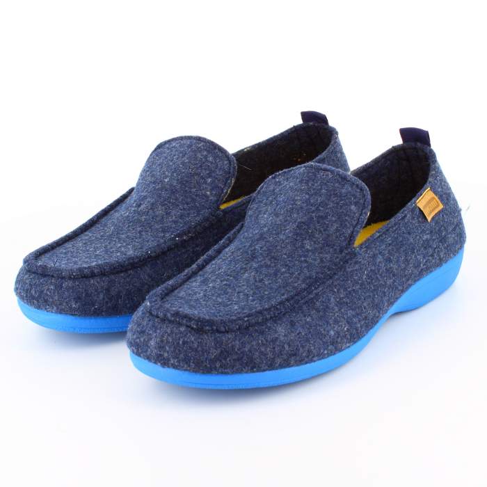 foto de las zapatillas de casa para hombre con plantilla de gel