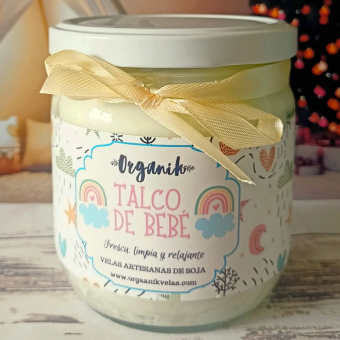 Vela Talco Bebé - 400ml