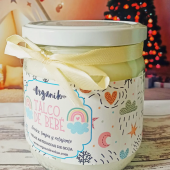 Vela Talco Bebé - 400ml 2