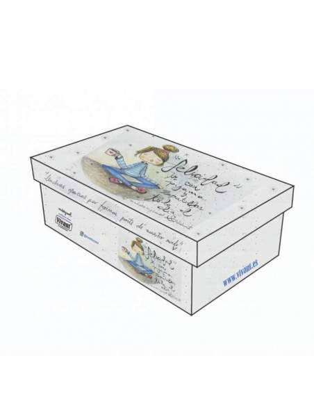 Caja con ilustraciones de Madebycarol