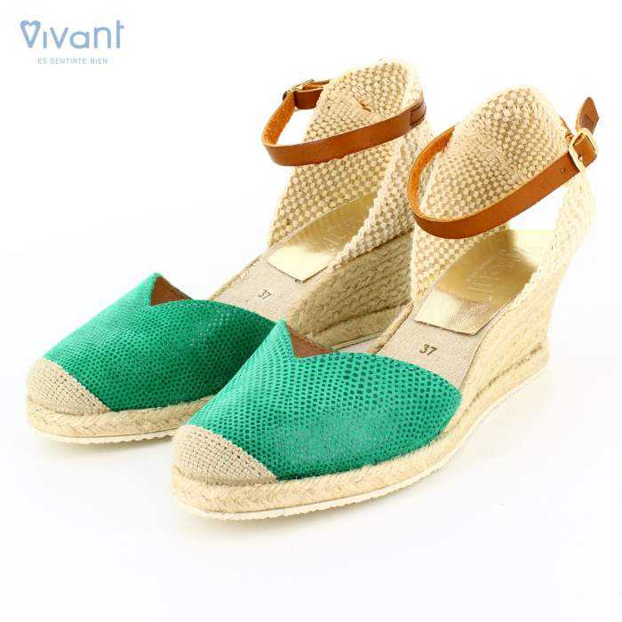 Cuñas de yute para mujer vivant