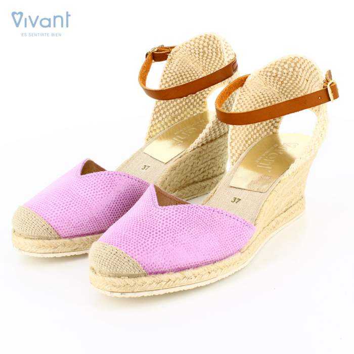 cuña de yute para mujer