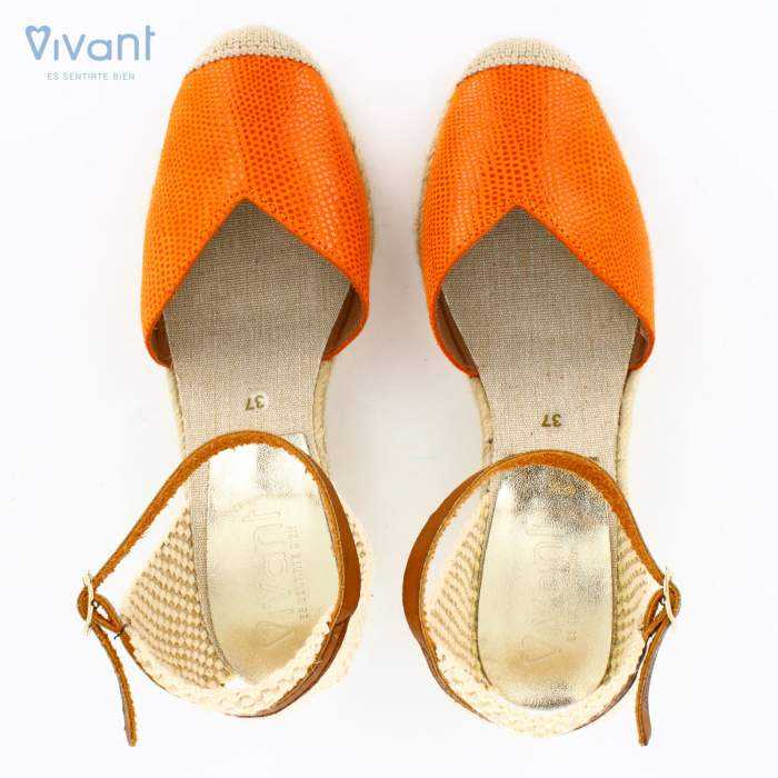 Vista superior de las cuñas de yute vivant