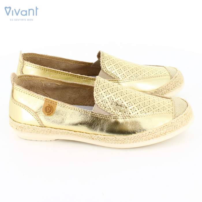 lateral de alpargatas de cuero