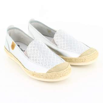 alpargatas de piel plateada con suela de goma y yute