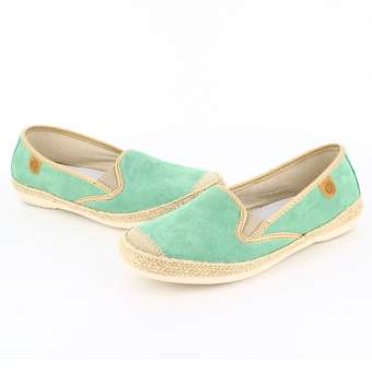 alpargatas para mujer en color verde manzana 2