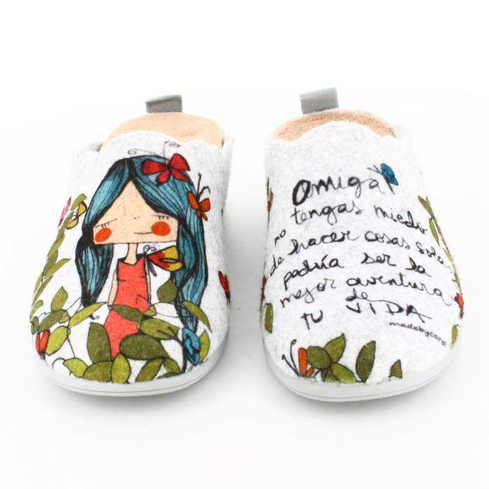 Zapatillas de Casa "Amiga no tengas...