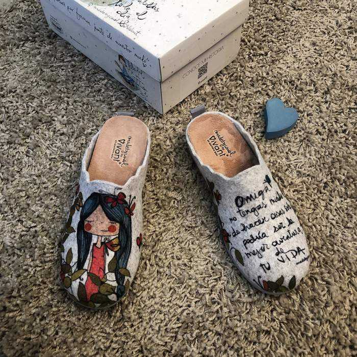 Zapatillas de Casa "Amiga no tengas...