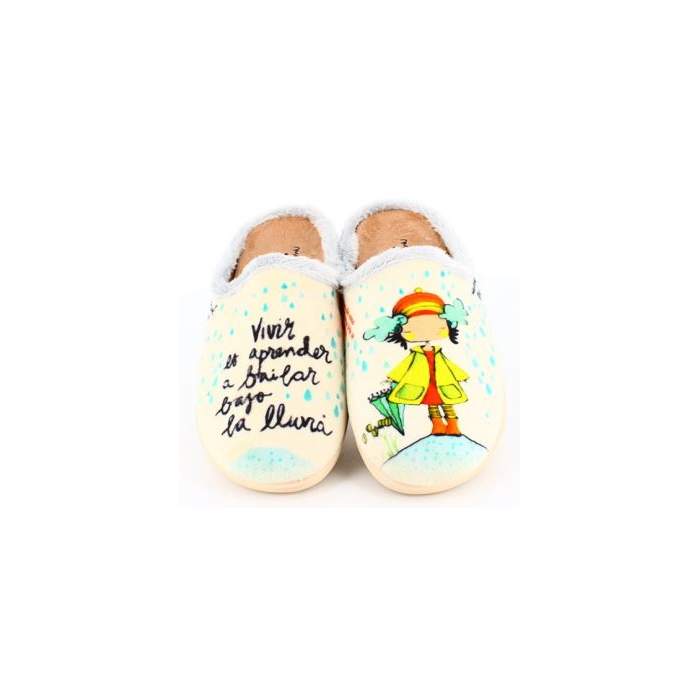Zapatillas de Casa "Vivir es aprender...