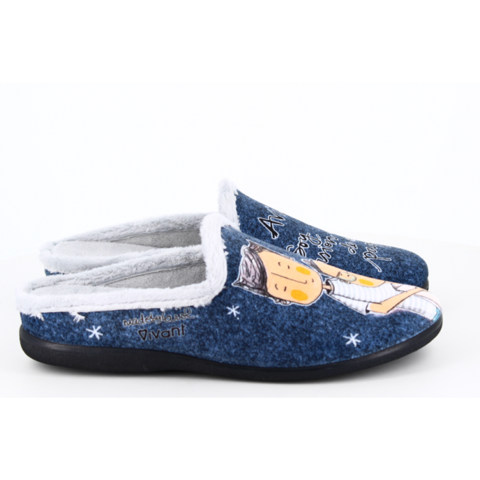 Zapatilla de Casa "Aviso soy la...