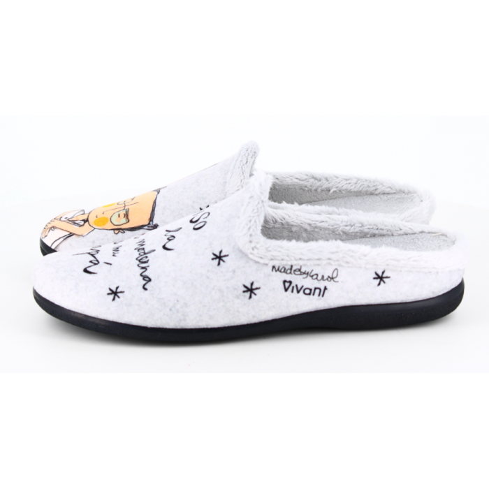 Zapatilla de Casa "Aviso soy la... Zapatilla de Casa "Aviso soy la...