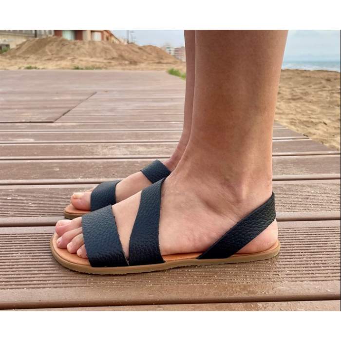 Sandalias Barefoot Mujer en Piel...