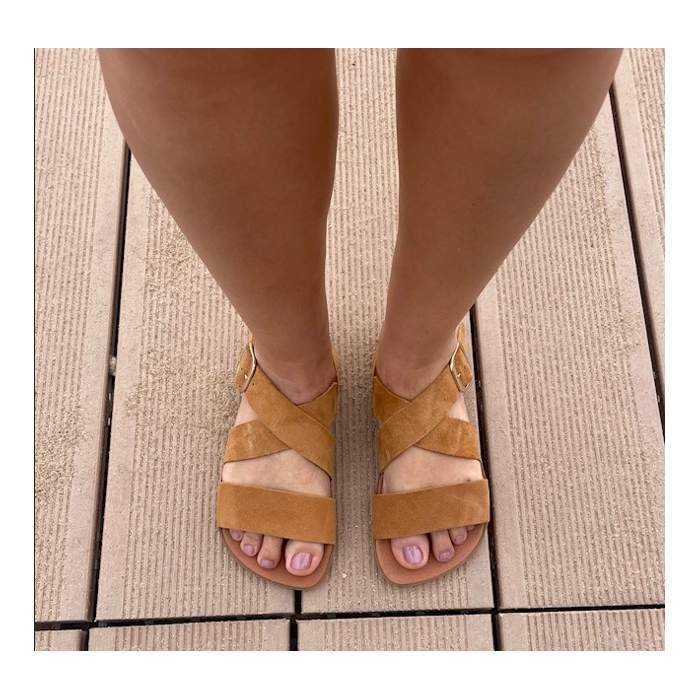 Sandalias Barefoot Mujer en Serraje... Sandalias Barefoot Mujer en Serraje...