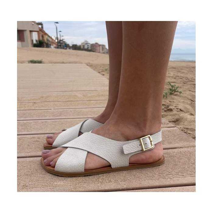 Sandalias Barefoot Mujer en Piel...