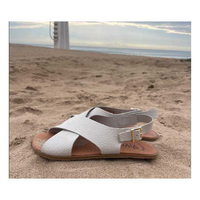 Sandalias Barefoot Mujer en Piel...