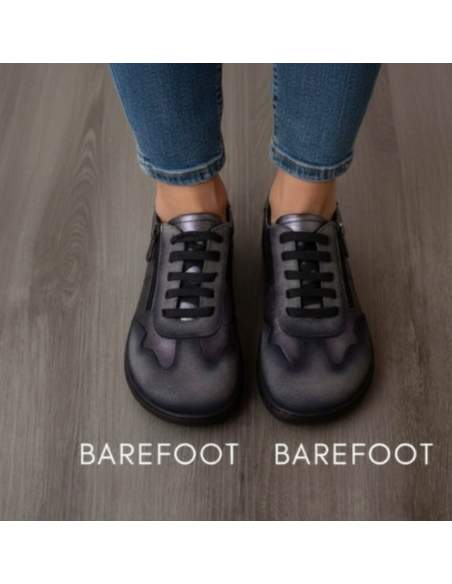 Deportiva Urban Barefoot Mujer Gris Acero 2754 – Vivant Libertad en Movimiento