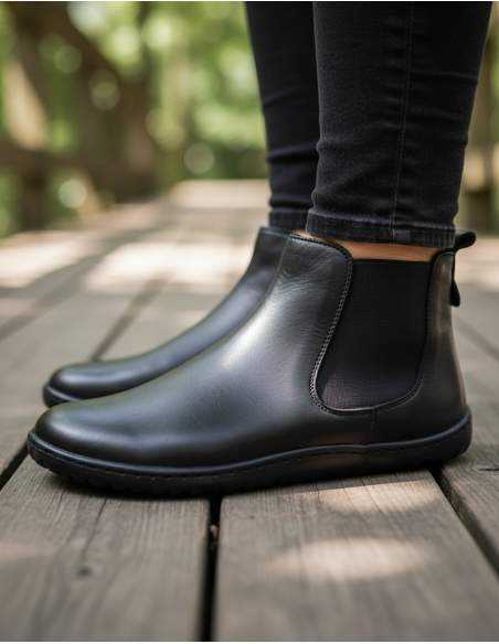 🖤 Chelsea Barefoot Mujer Piel Negra – Vivant Libertad con elegancia 2752