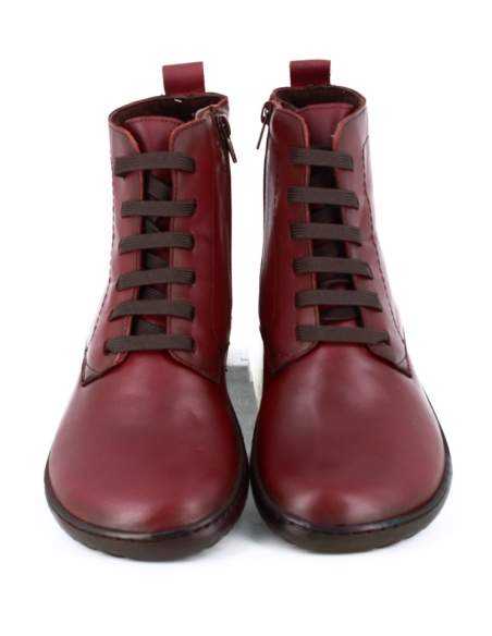 🍷 Botín Barefoot Mujer Zen 2753 Piel Burdeos – Vivant Libertad, suavidad y estilo natural