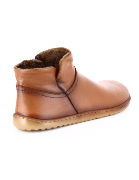 🟤 Botín Barefoot Mujer Nova 2750 Piel Cuero – Vivant Calidez, libertad y movimiento natural