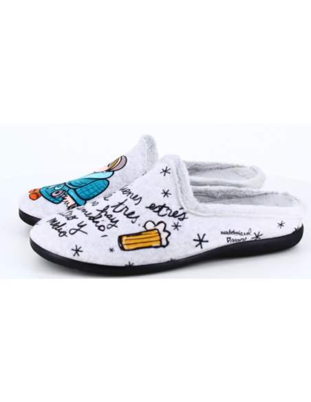 🍻 Zapatillas de estar por casa hombre “Si tienes estrés…” – Humor, descanso y buen rollo | Vivant