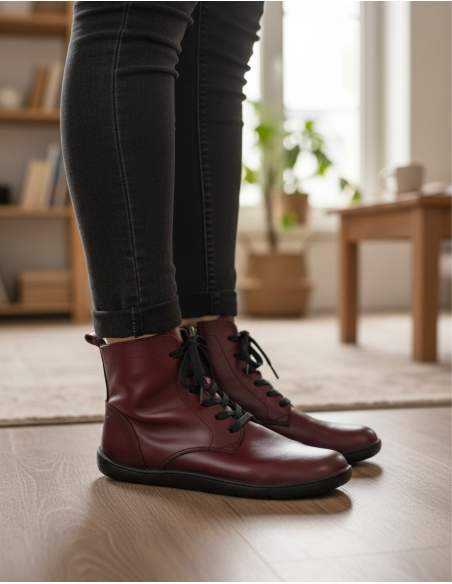 🍷 Botín Barefoot Mujer Zen 2753 Piel Negra – Vivant Libertad, suavidad y estilo natural