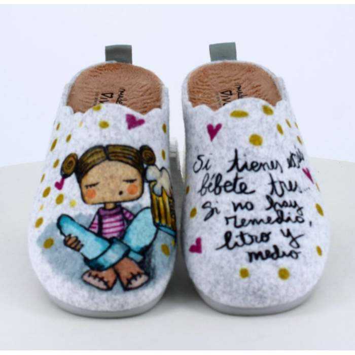 🍺 Zapatillas de estar por casa “Si...