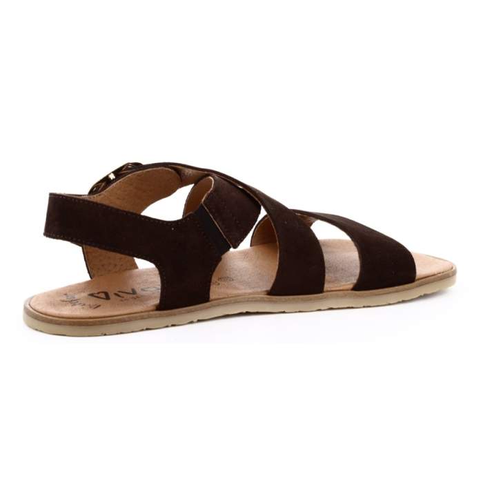 Sandalias Barefoot Mujer en Serraje...