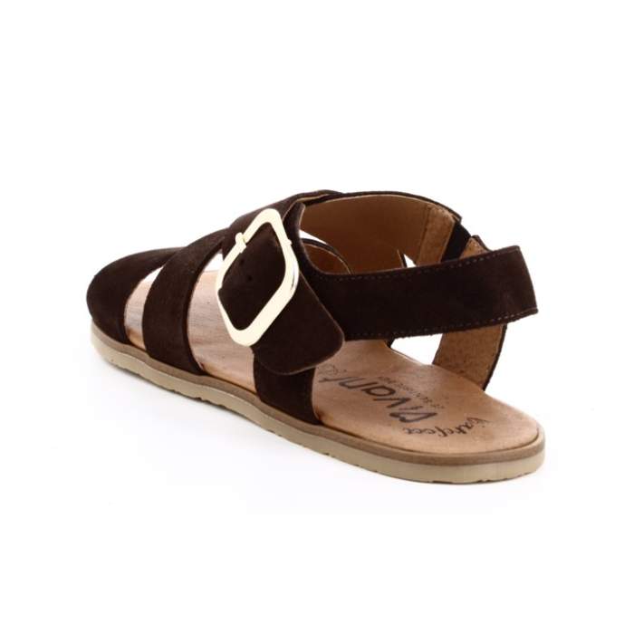Sandalias Barefoot Mujer en Serraje...