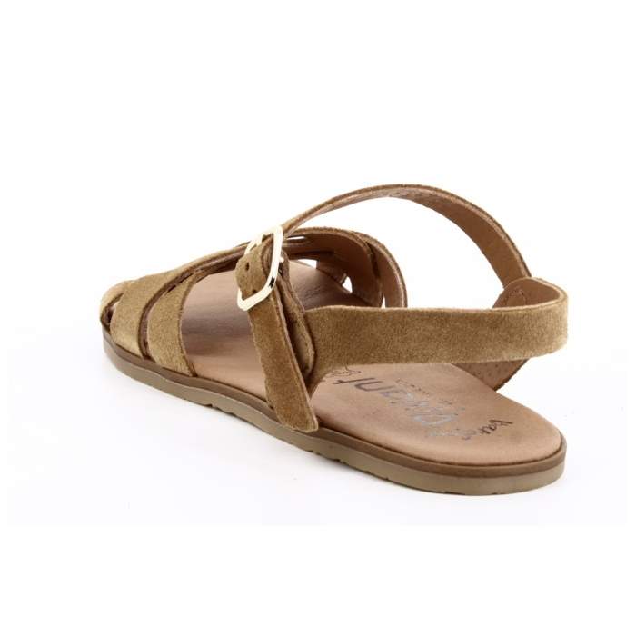 Sandalias Barefoot Mujer en Serraje...