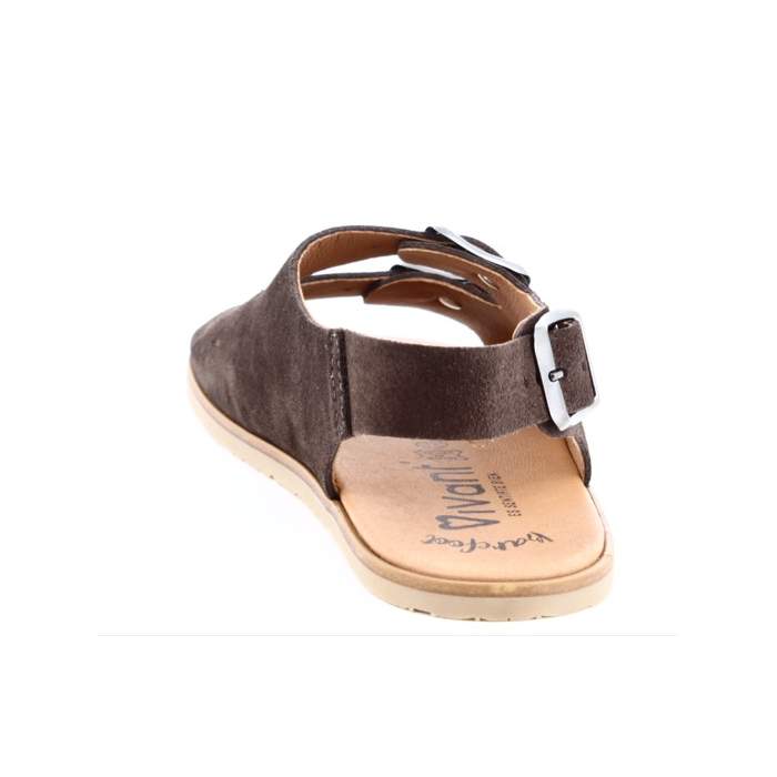 Sandalias Barefoot Mujer en Serraje...