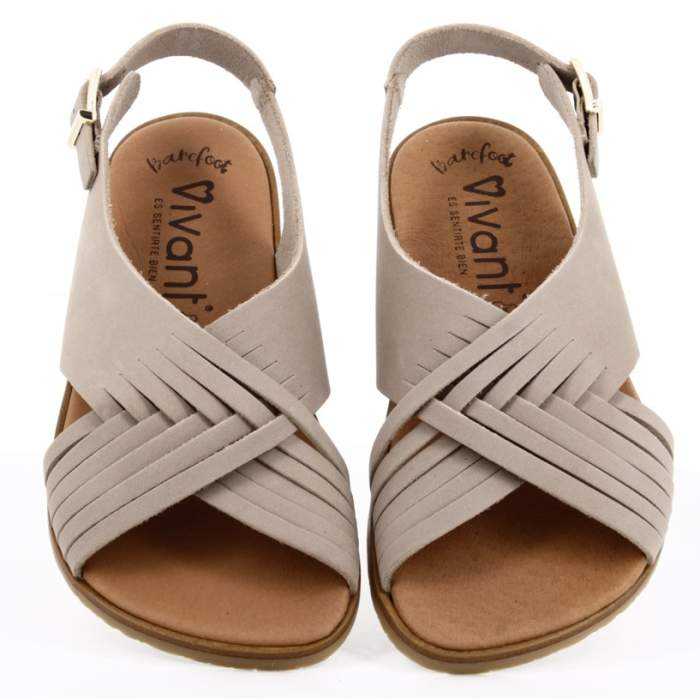 Sandalias Barefoot Mujer en Nobuck...