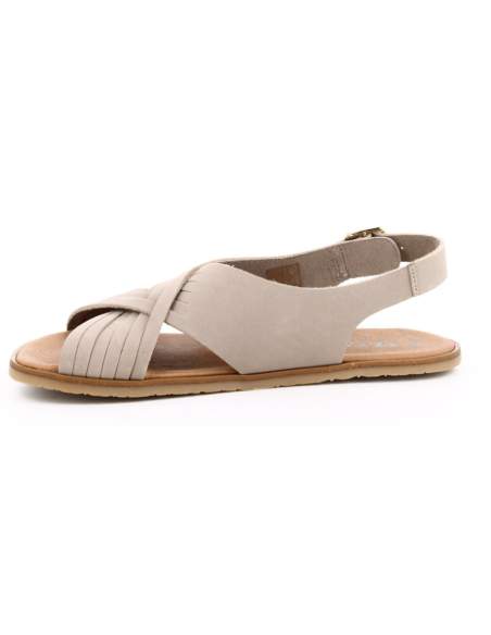 Sandalias Barefoot Mujer en Nobuck Gris | Modelo DALIA – Vivant